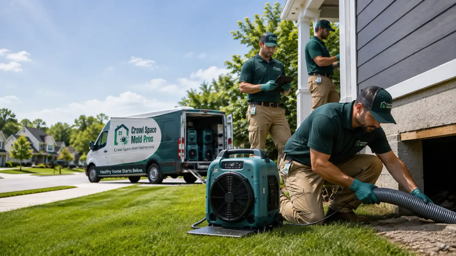 Crawl Space Mold Removal in Dawson, MN
